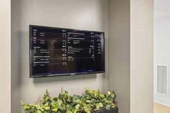 Transit screen displaying real time transportation options